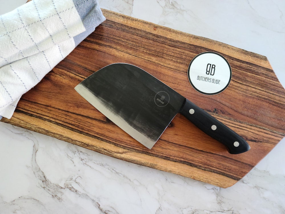 Handmade Serbian Chef Knife and Meat Cleaver