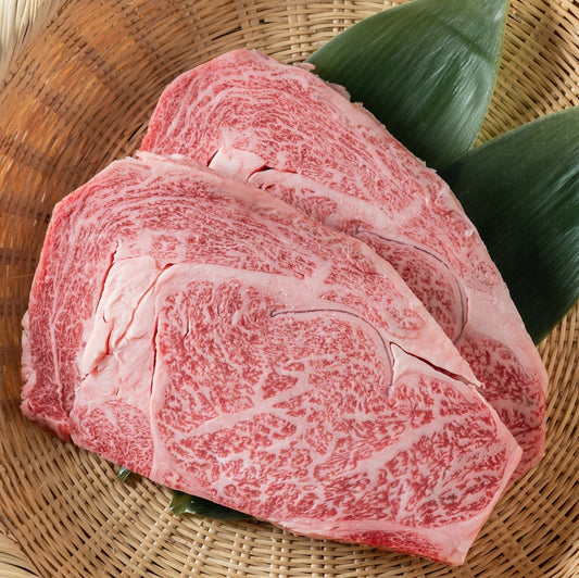 This A5 Wagyu split cut ribeye steak is marbled beautifully and cuts like butter, it is from the Suekichi Genki Farm in Miyazaki, Japan. We hand select each loin prior to purchase to ensure that we offer nothing but the finest Wagyu on the Market.   A5 Wagyu beef from Miyazaki prefecture is among the finest and most luxurious brands of beef in the world. A highly sought-after selection of A5 Japanese Miyazaki Wagyu is Miyazakigyu, which is world-renowned for its intricate, snowflake-like marbling. 