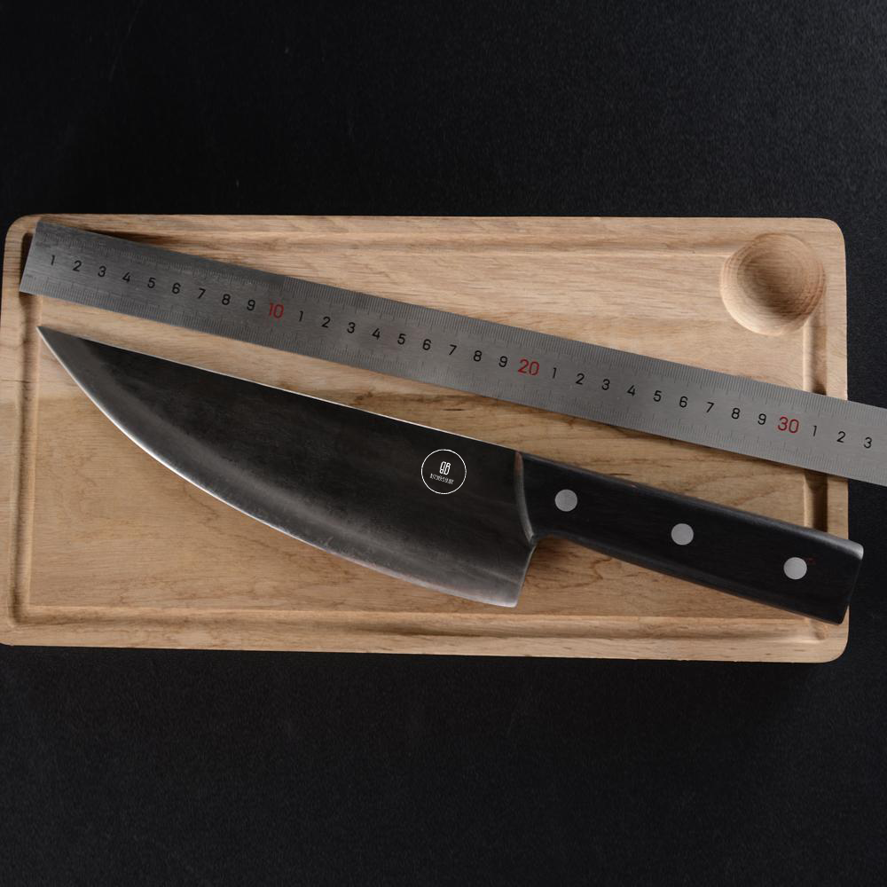 Handmade Forged High Carbon Full Tang 8 Chef Knife by Butcher's Blade –  World of Wagyu